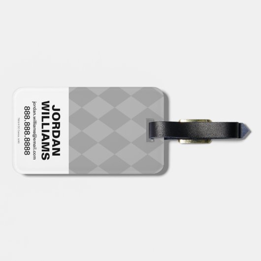 Suicide Squad | Papa's Lil Monster Bagagelabel (Achterkant horizontaal)