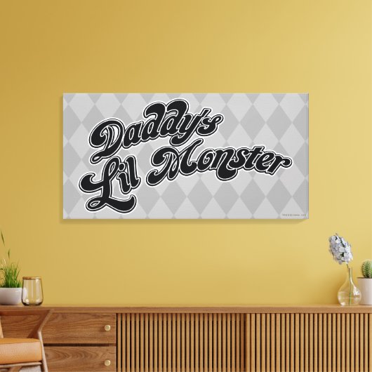 Suicide Squad | Papa's Lil Monster Canvas Afdruk (Insitu (Woonkamer))