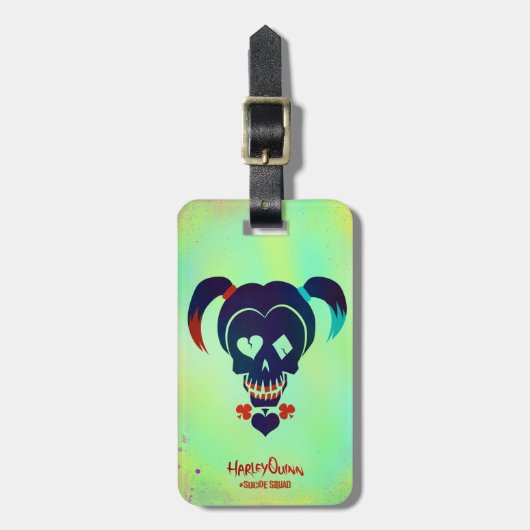 Suicide Squad | Pictogram Harley Quinn Head Bagagelabel (Voorkant verticaal)