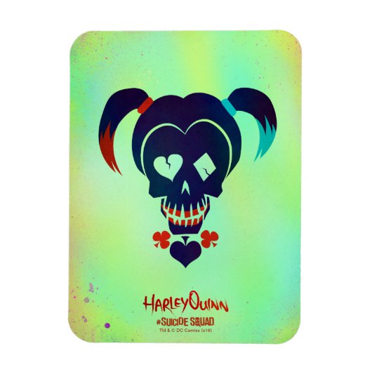 Suicide Squad | Pictogram Harley Quinn Head Magneet (Verticaal)