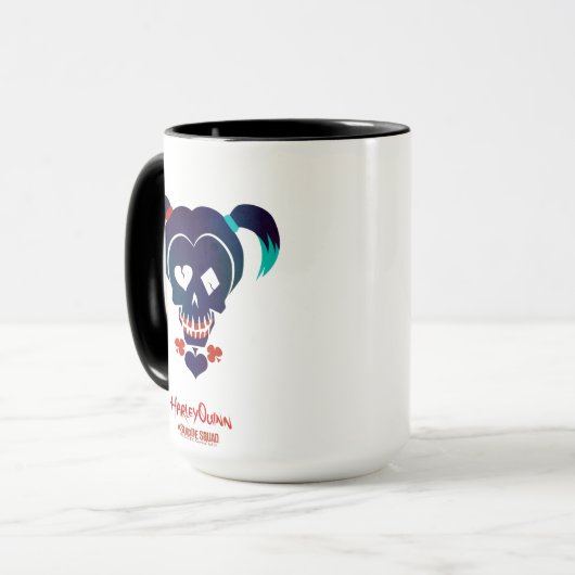 Suicide Squad | Pictogram Harley Quinn Head Mok (Voorkant links)
