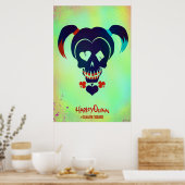 Suicide Squad | Pictogram Harley Quinn Head Poster (Keuken)