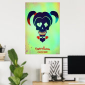 Suicide Squad | Pictogram Harley Quinn Head Poster (Thuiskantoor)