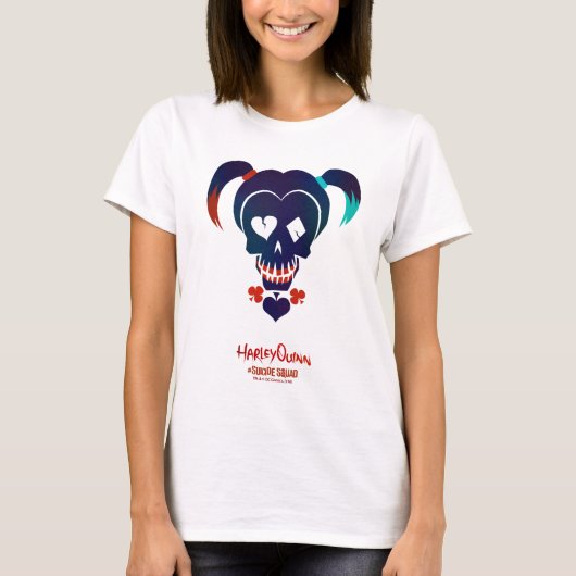 Suicide Squad | Pictogram Harley Quinn Head T-shirt (Voorkant)