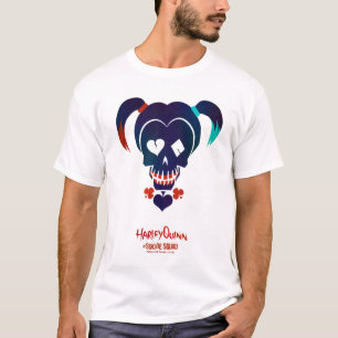 Suicide Squad Pictogram Harley Quinn Head T-shirt