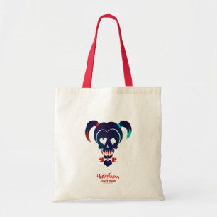Suicide Squad   Pictogram Harley Quinn Head Tote Bag