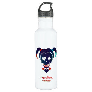 Suicide Squad Pictogram Harley Quinn Head Waterfles