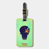 Suicide Squad | Pictogram van hoofd van dop Bagagelabel (Voorkant verticaal)