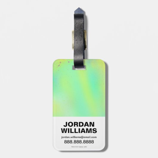 Suicide Squad | Pictogram van hoofd van dop Bagagelabel (Achterkant verticaal)