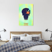 Suicide Squad | Pictogram van hoofd van dop Canvas Afdruk (Insitu (Slaapkamer))