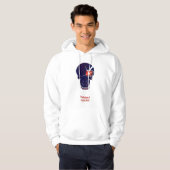 Suicide Squad | Pictogram van hoofd van dop Hoodie (Voorkant volledig)