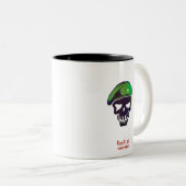 Suicide Squad | Pictogram van loopkopje Tweekleurige Koffiemok (Voorkant rechts)