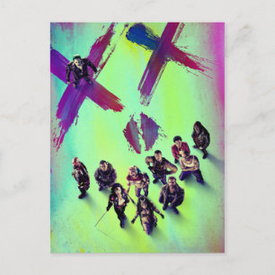 Suicide Squad   Poster groep Briefkaart