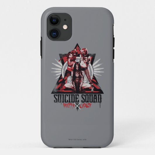 Suicide Squad | Pretty Crazy Squad Meiden Case-Mate iPhone Case (Achterkant)