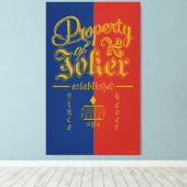 Suicide Squad | Puddin Freaky Canvas Afdruk (Insitu (Houten vloer))