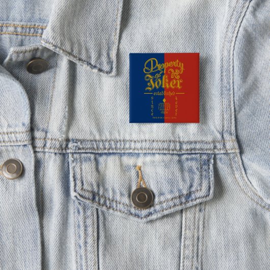 Suicide Squad | Puddin Freaky Vierkante Button 5,1 Cm (In situ)