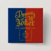 Suicide Squad | Puddin Freaky Vierkante Button 5,1 Cm (Voorkant)