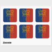 Suicide Squad | Puddin Freaky Vierkante Sticker (Vel)