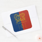 Suicide Squad | Puddin Freaky Vierkante Sticker (Envelop)