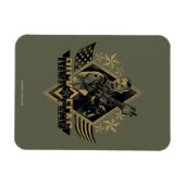 Suicide Squad | Rick Flag Badge Magneet (Horizontaal)