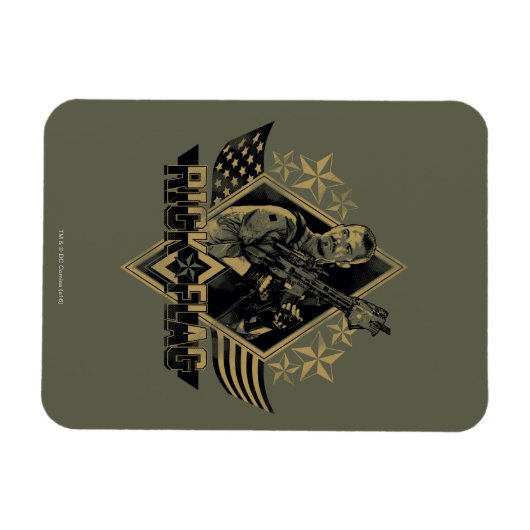 Suicide Squad | Rick Flag Badge Magneet (Horizontaal)