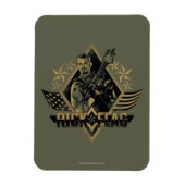 Suicide Squad | Rick Flag Badge Magneet (Verticaal)