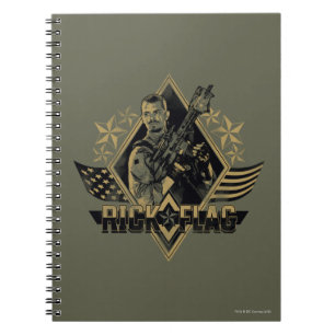 Suicide Squad   Rick Flag Badge Notitieboek