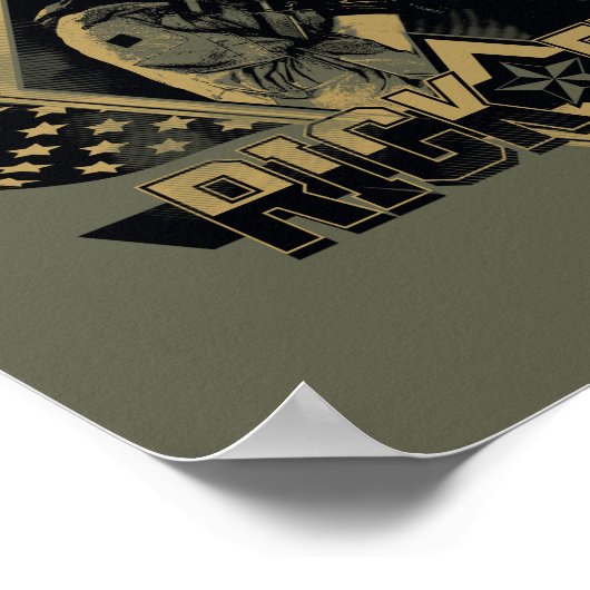 Suicide Squad | Rick Flag Badge Poster (Hoek)