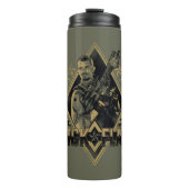 Suicide Squad | Rick Flag Badge Thermosbeker (Voorkant)