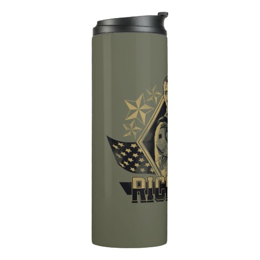 Suicide Squad | Rick Flag Badge Thermosbeker (Gedraaid links)