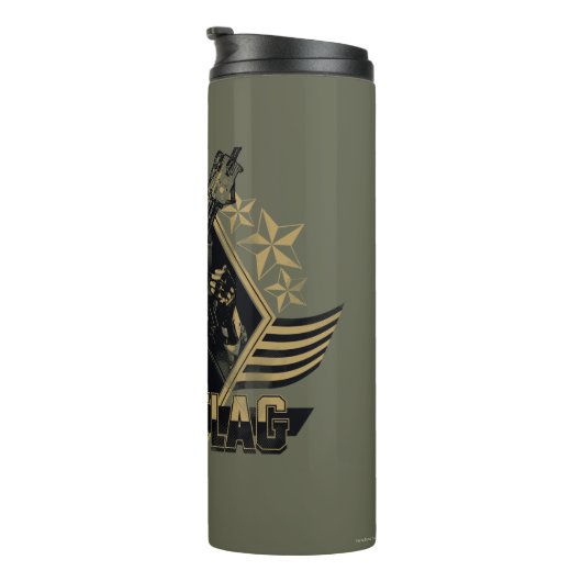 Suicide Squad | Rick Flag Badge Thermosbeker (Geroteerd rechts)