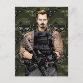 Suicide Squad | Rick Flag Comic Book Art Briefkaart (Voorkant)