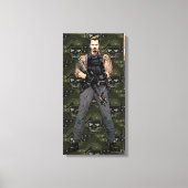 Suicide Squad | Rick Flag Comic Book Art Canvas Afdruk (Voorkant)