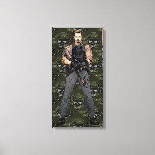 Suicide Squad Rick Flag Comic Book Art Canvas Afdruk