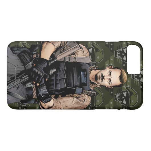 Suicide Squad | Rick Flag Comic Book Art Case-Mate iPhone Case (Achterkant (Horizontaal))