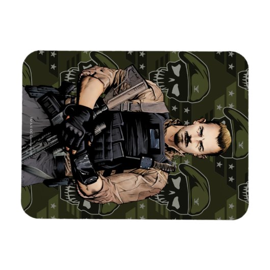 Suicide Squad | Rick Flag Comic Book Art Magneet (Horizontaal)