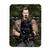 Suicide Squad | Rick Flag Comic Book Art Magneet (Verticaal)