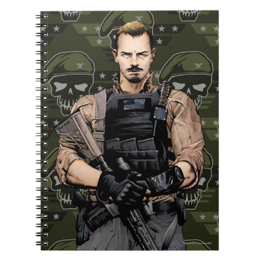 Suicide Squad | Rick Flag Comic Book Art Notitieboek (Voorkant)