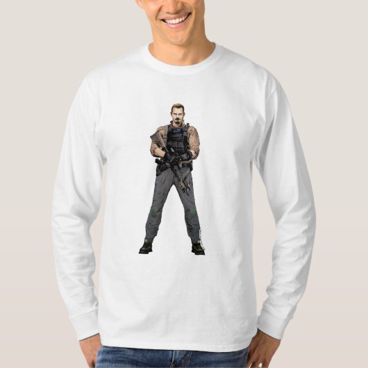 Suicide Squad | Rick Flag Comic Book Art T-shirt (Voorkant)