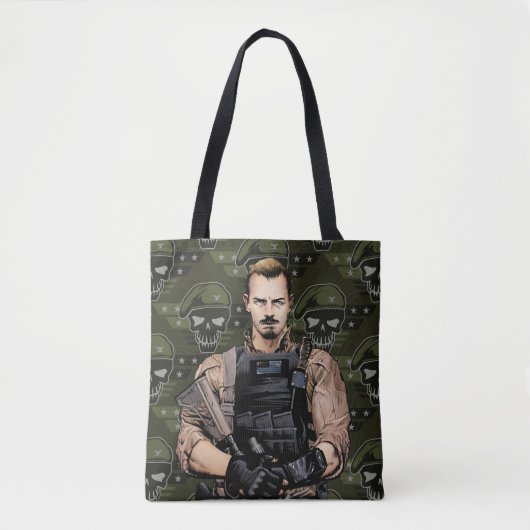 Suicide Squad | Rick Flag Comic Book Art Tote Bag (Voorkant)