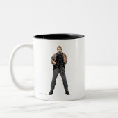 Suicide Squad | Rick Flag Comic Book Art Tweekleurige Koffiemok (Links)