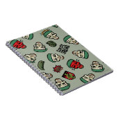 Suicide Squad | Rick Flag Emoji Patroon Notitieboek (Rechterzijde)