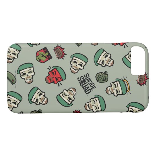 Suicide Squad | Rick Flag Emoji Pattern Case-Mate iPhone Case (Achterkant (Horizontaal))