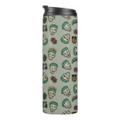 Suicide Squad | Rick Flag Emoji Pattern Thermosbeker (Geroteerd rechts)