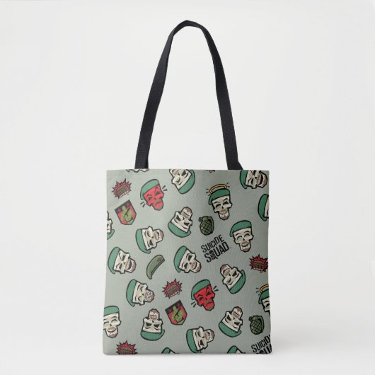 Suicide Squad | Rick Flag Emoji Pattern Tote Bag (Voorkant)