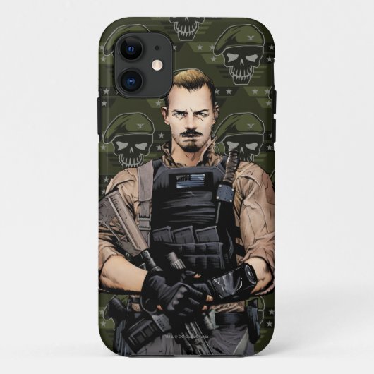 Suicide Squad | Rick Flag stripboek kunst Case-Mate iPhone Case (Achterkant)
