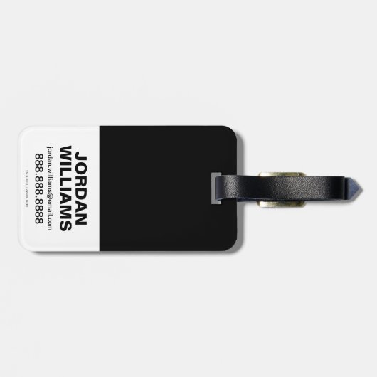 Suicide Squad | Rode en blauwe Logo Bagagelabel (Achterkant horizontaal)