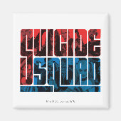 Suicide Squad | Rode en blauwe Logo Magneet (Voorkant)