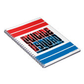 Suicide Squad | Rode en blauwe Logo Notitieboek (Rechterzijde)
