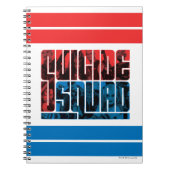 Suicide Squad | Rode en blauwe Logo Notitieboek (Voorkant)